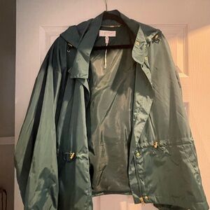 Escada Green and Gold Blazer with Military-Inspired Design